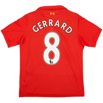 2012-13 Liverpool Home Shirt Gerrard #8 - 7/10 - (S)