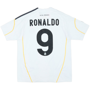 2009-10 Real Madrid Home Shirt Ronaldo #9 - 6/10 - (L.Boys)
