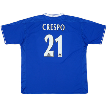 2003-05 Chelsea Home Shirt Crespo #21 - 7/10 - (XXL)