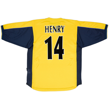 1999-01 Arsenal Away Shirt Henry #14 - 8/10 - (L)