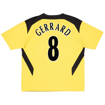 2004-06 Liverpool Away Shirt Gerrard #8 - 8/10 - (XL)