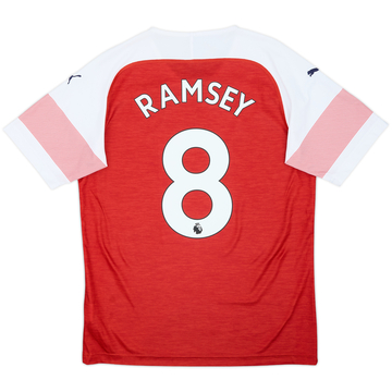 2018-19 Arsenal Home Shirt Ramsey #8 - 9/10 - (M)