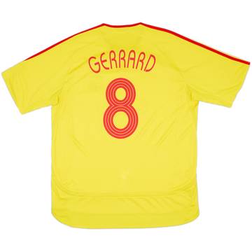 2006-07 Liverpool Visitante Camiseta Gerrard #8 - 6/10 - (XL)