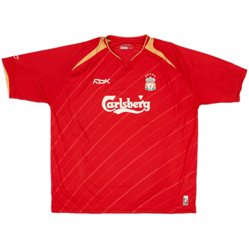 Camiseta CL de local del Liverpool 2005-06 - 8/10 - (XXL)