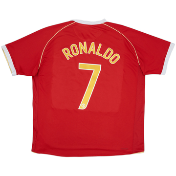 2006-07 Manchester United Home Shirt Ronaldo #7 - 6/10 - (XXL)
