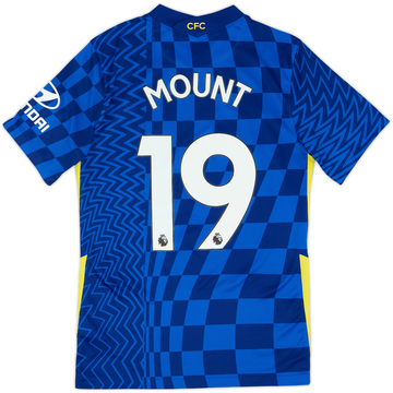 2021-22 Chelsea Home Shirt Mount #19 - 9/10 - (S)