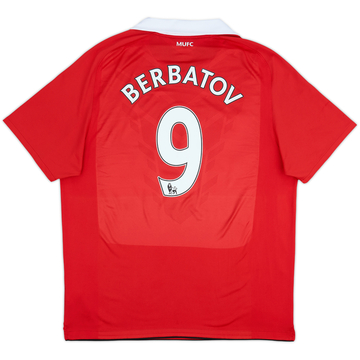 2010-11 Manchester United Home Shirt Berbatov #9 - 6/10 - (XL)