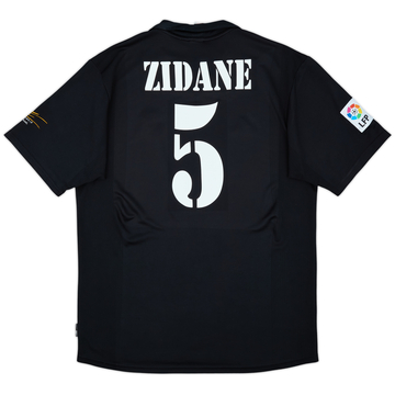 2001 Real Madrid Away Shirt Zidane #5 - 8/10 - (L)