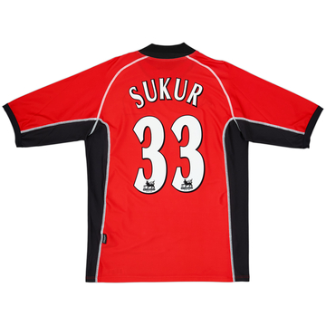 2002-03 Blackburn Away Shirt Sukur #33 - 8/10 - (L)
