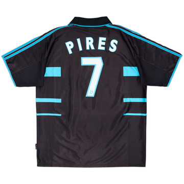 1999-00 Olympique Marseille Third Shirt Pires #7 - 6/10 - (L)
