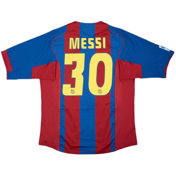 2004-05 Barcelona Home Shirt Messi #30 - 8/10 - (L)