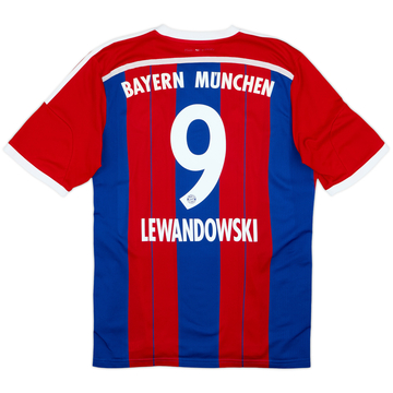 2014-15 Bayern Munich Home Shirt Lewandowski #9 - 6/10 - (L)
