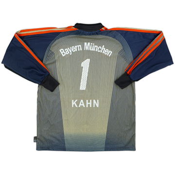 2003-04 Bayern Munich GK Shirt Kahn #1 - 5/10 - (XL.Boys)