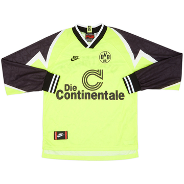 1995-96 Borussia Dortmund Home L/S Shirt - 8/10 - (S)