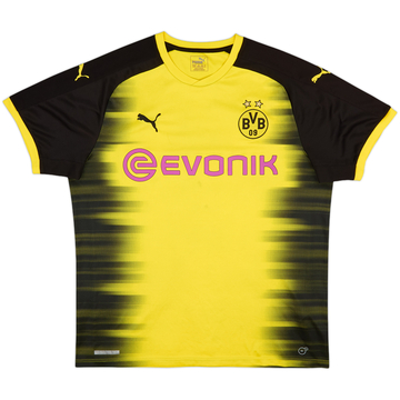 2017-18 Borussia Dortmund European Home Shirt - 7/10 - (XL)
