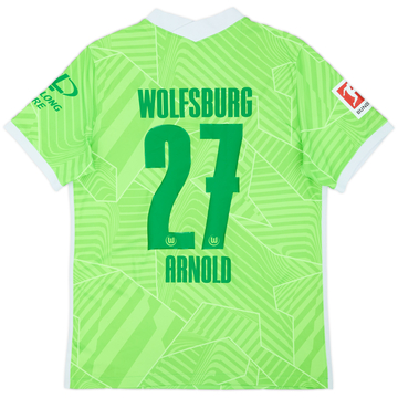 2021-22 Wolfsburg Home Shirt Arnold #27 - 6/10 - (L)