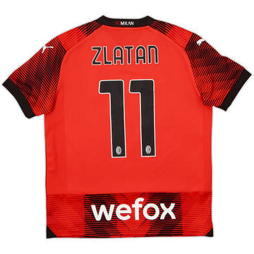 2023-24 AC Milan Home Shirt Zlatan #11 - 8/10 - (11-12 Years)