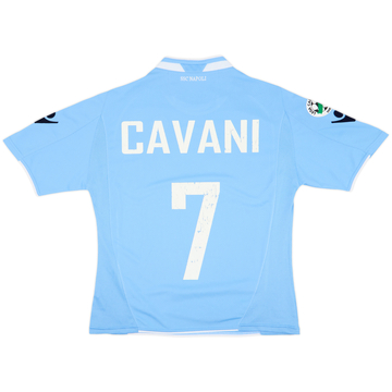 2009-10 Napoli Home Shirt Cavani #7 - 6/10 - (S)