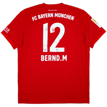2019-20 Bayern Munich Home Shirt Bernd. M #12 - 5/10 - (XL)