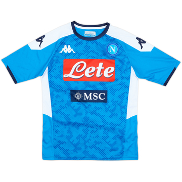 2019-20 Napoli Basic Home Shirt - 6/10 - (14-15 Years)