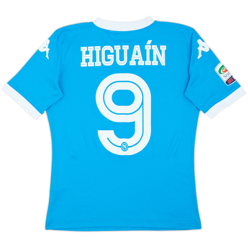 2015-16 Napoli Home Shirt Higuain #9 - 6/10 - (L.Boys)