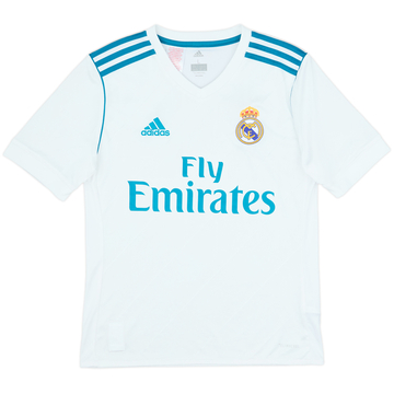 2017-18 Real Madrid Home Shirt - 8/10 - (L.Boys)