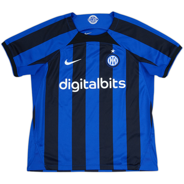 2022-23 Inter Milan Home Shirt - 8/10 - (S.Boys)