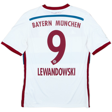 2014-15 Bayern Munich Away Shirt Lewandowski #9 - 6/10 - (XL.Boys)