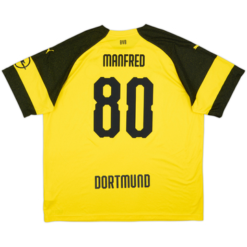 2018-19 Borussia Dortmund Home Shirt Manfred #80 - 8/10 - (3XL)