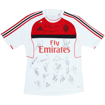 2011-12 AC Milan Squad Signed adidas Training Shirt - 8/10 - (L)