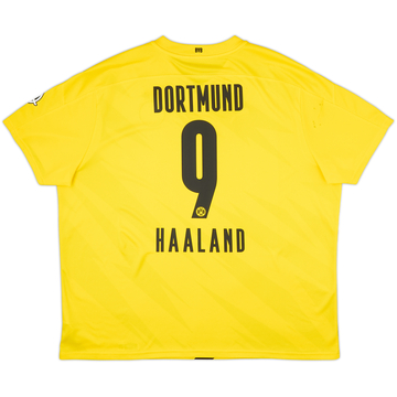 2020-21 Borussia Dortmund Home Shirt Haaland #9 - 8/10 - (4XL)