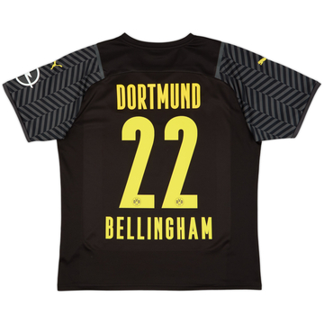 2021-22 Borussia Dortmund Away Shirt Bellingham #22 - 8/10 - (L)