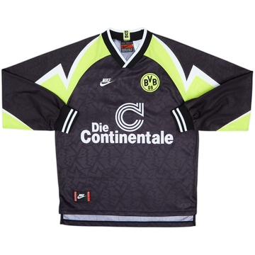 1995-96 Borussia Dortmund Away L/S Shirt - 8/10 - (L)