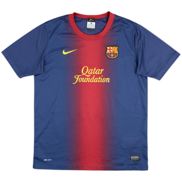 2012-13 Barcelona Basic Home Shirt - 9/10 - (15-16 Years)