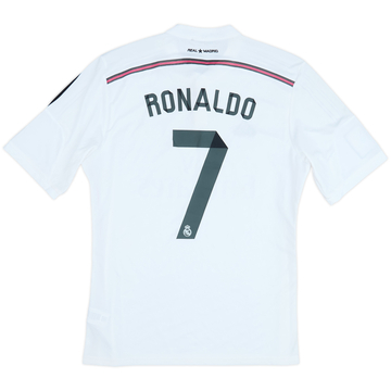 2014-15 Real Madrid Home Shirt Ronaldo #7 - 8/10 - (L)