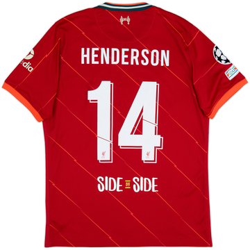 2021-22 Liverpool Home Shirt Henderson #14 - 5/10 - (L)