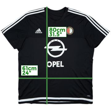 Camiseta adizero de entrenamiento del Feyenoord 2015-16 - 6/10 - (XXL)