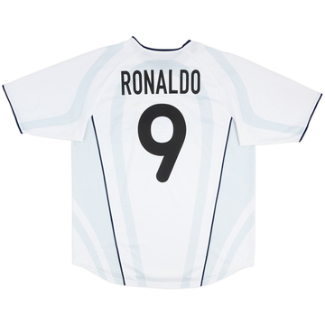 2001-02 Inter Milan Away Shirt Ronaldo #9 - 8/10 - (L)