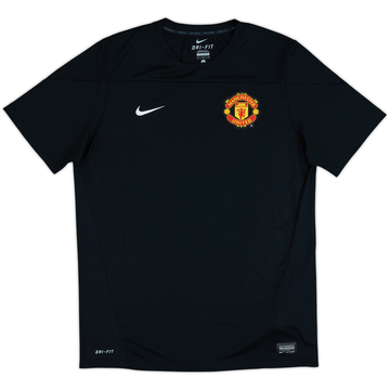 2013-14 Manchester United Player Issue Nike Training Shirt - 9/10 - (L)