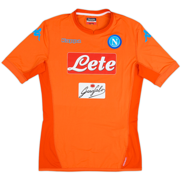 2017-18 Napoli Authentic European GK S/S Shirt - 8/10 - (XXL)