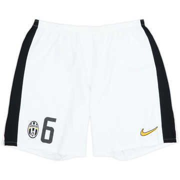 2014-15 Juventus Home Shorts #6 - 7/10 - (XL)