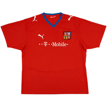 2008-09 Czech Republic Basic Home Shirt - 7/10 - (XXL)