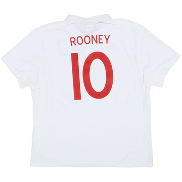 2009-10 England Home Shirt Rooney #10 - 8/10 - (3XL)