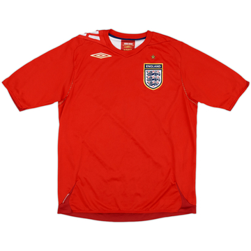 2006-08 England Away Shirt - 5/10 - (L)