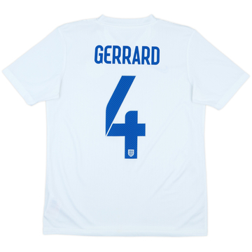 2014-15 England Home Shirt Gerrard #4 - 8/10 - (XL)