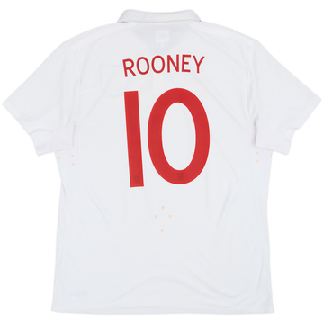 2009-10 England 'World Cup South Africa 2010' Home Shirt Rooney #10 - 6/10 - (L)