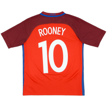 2016-17 England Away Shirt Rooney #10 - 8/10 - (XL.Boys)