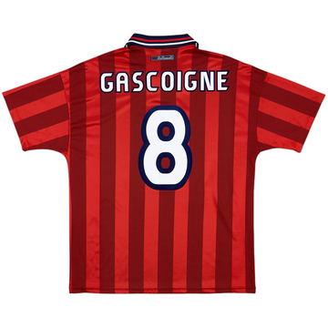 1997-99 England Away Shirt Gascoigne #8 - 9/10 - (L)