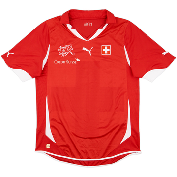 2010-11 Switzerland Home Shirt - 9/10 - (L)