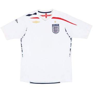 2007-09 England Home Shirt - 5/10 - (M)